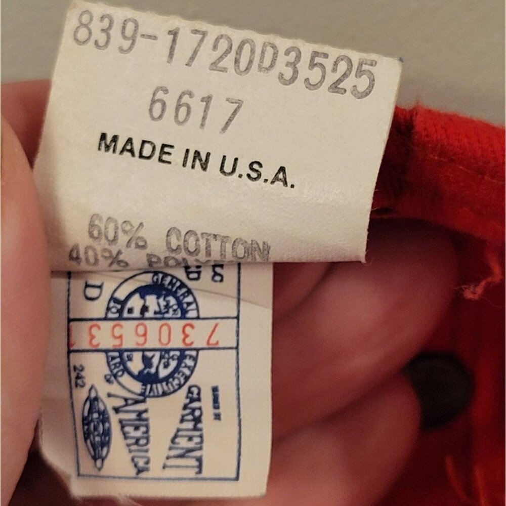 Vintage Red OshKosh Overalls - Picture 5 of 7